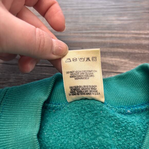 Vintage Fruit‎ Of The Loom Womens XXL Crewneck Cotton Blend Blank Casual Sweater - Picture 9 of 9